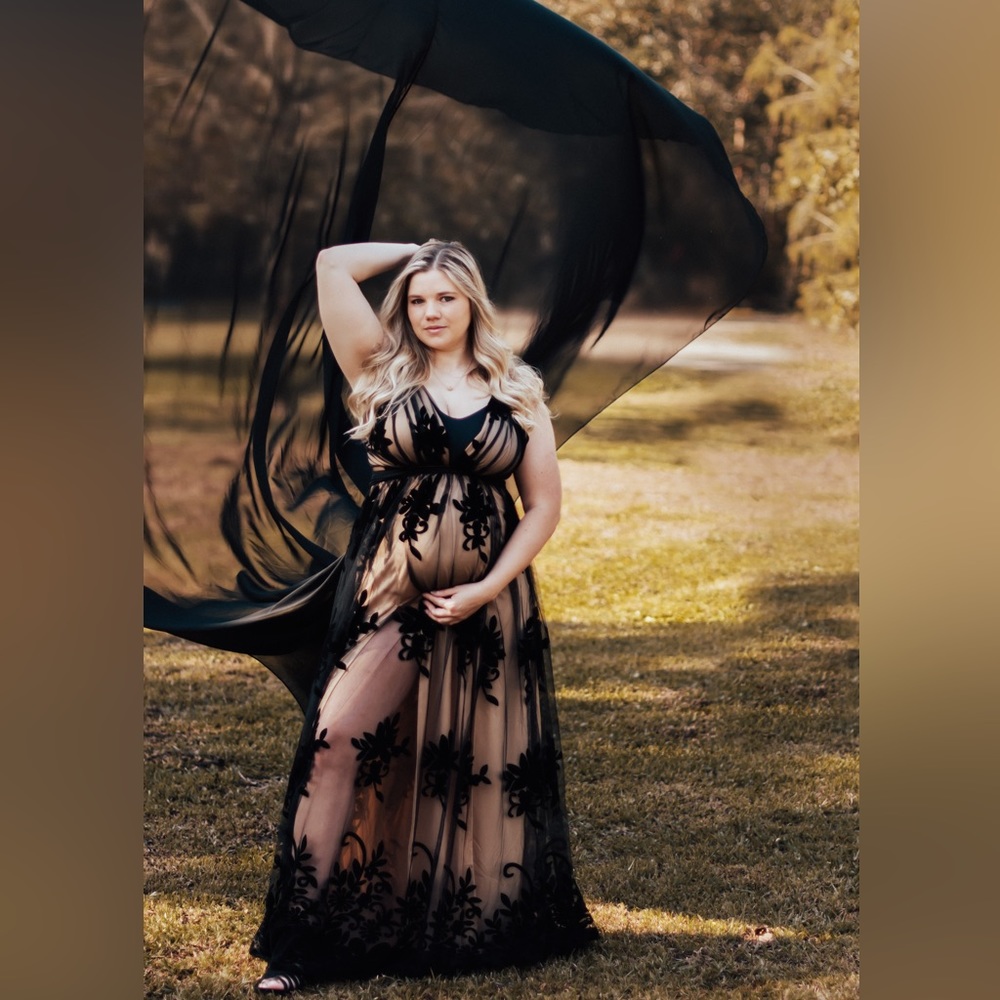 Luxxel brand long length dress.